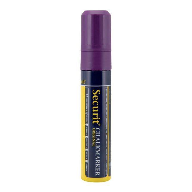 Securit Violet Liquid Chalk Markers Pack Of 12 Blister Pack - hospitality