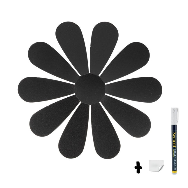Securit Wall Chalkboards 3D Silhouette Black 14.7 X 14.7 X 1 Cm Pack of 10 - hospitality