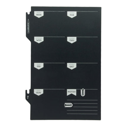 Securit Wall Chalkboards Planner Black 44.9x30x0.3cm Pack of 6 - hospitality