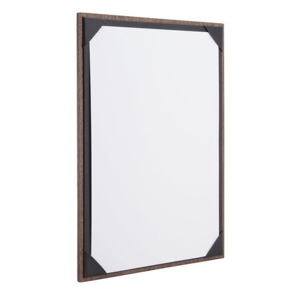 Securit® Walnut A4 Album Front-of-House Set – 10 Menu Holders + 10 Bill Presenters | Hospitality Trade Pack - hospitality