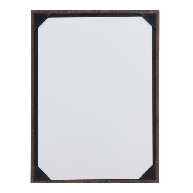 Securit® Walnut A4 Album Front-of-House Set – 10 Menu Holders + 10 Bill Presenters | Hospitality Trade Pack - hospitality