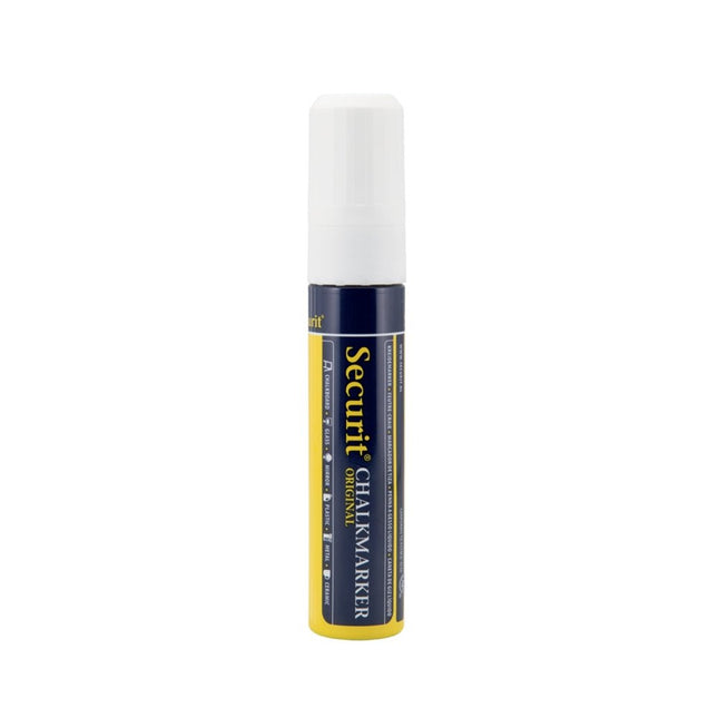 Securit White Liquid Chalk Markers Pack of 6 With 7 to 15mm Nib - hospitality