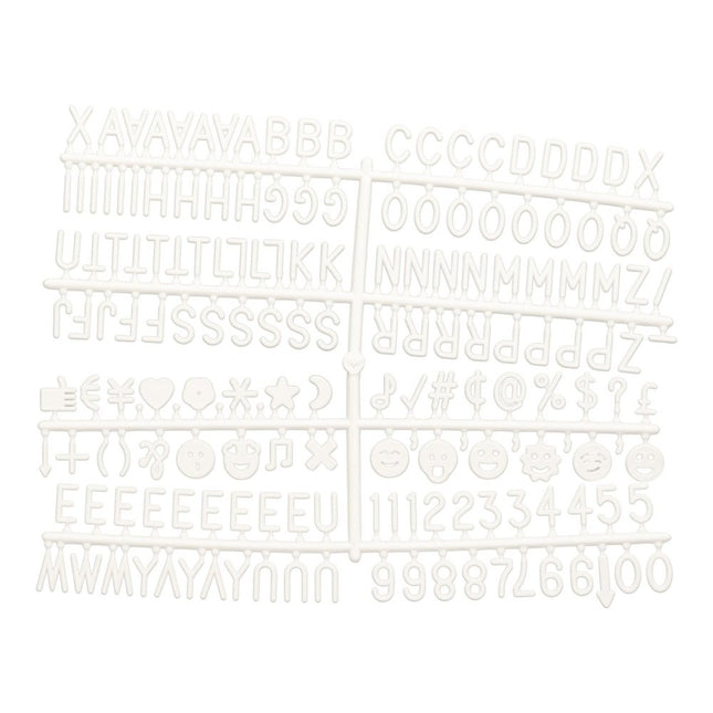 Securit White Wall Board Letter Board 29x26x1cm Pack Of 6 - hospitality