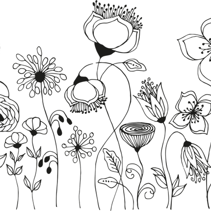 Securit Window Stencil Set White A3 42x29.7 Cm Pack of 6 Includes Chalk Marker - hospitality