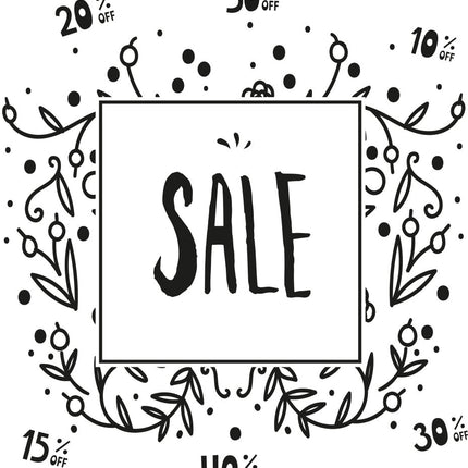 Securit® Window Stencils – A2 Sign Window Designs – White – Pack of 6 | Professional Chalk Markers - hospitality