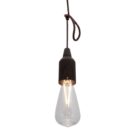 Securit® Wireless Hanging Parasol Lamp Copenhagen – Brown – Pack of 6 | Hospitality Table Lighting - hospitality