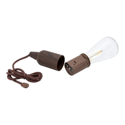 Securit® Wireless Hanging Parasol Lamp Copenhagen – Brown – Pack of 6 | Hospitality Table Lighting - hospitality