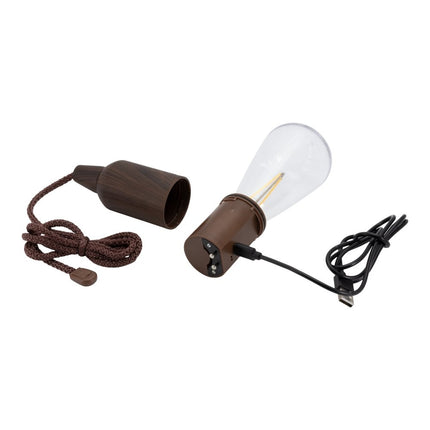 Securit® Wireless Hanging Parasol Lamp Copenhagen – Brown – Pack of 6 | Hospitality Table Lighting - hospitality