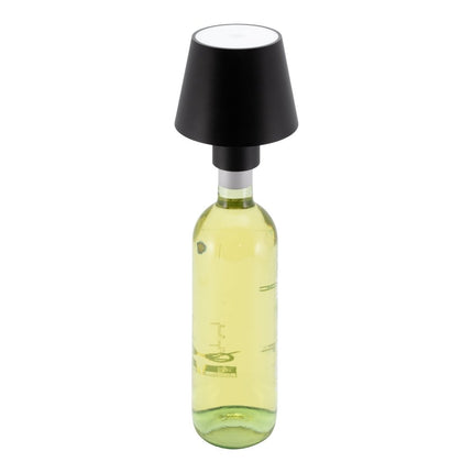 Securit® Wireless Table Bottle Lamp Paris in Black – Pack of 8 | Hospitality Table Lighting - hospitality