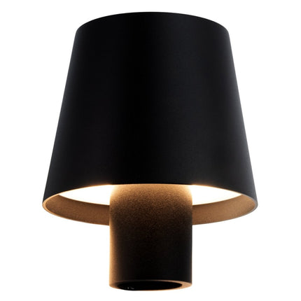 Securit® Wireless Table Bottle Lamp Paris in Black – Pack of 8 | Hospitality Table Lighting - hospitality