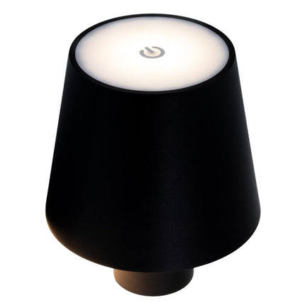 Securit® Wireless Table Bottle Lamp Paris in Black – Pack of 8 | Hospitality Table Lighting - hospitality