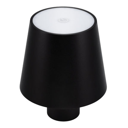Securit® Wireless Table Bottle Lamp Paris in Black – Pack of 8 | Hospitality Table Lighting - hospitality