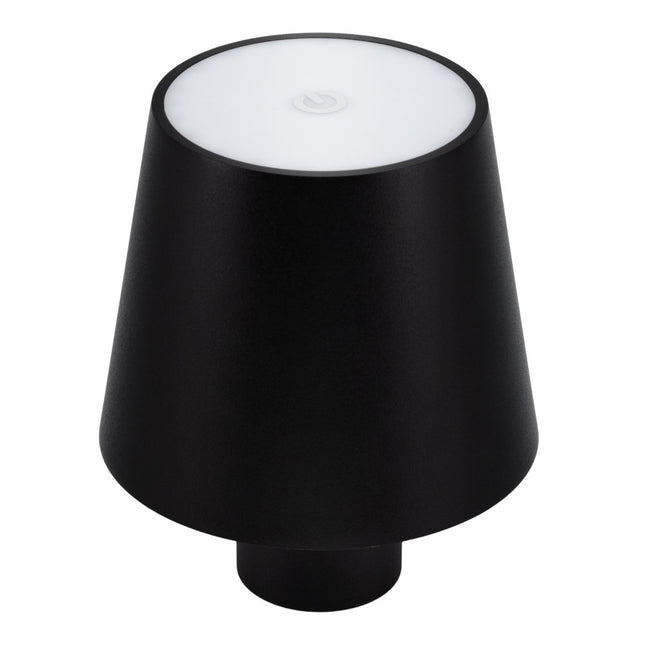 Securit® Wireless Table Bottle Lamp Paris in Black – Pack of 8 | Hospitality Table Lighting - hospitality