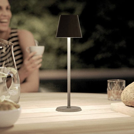 Securit® Wireless Table Lamp Feline in Black – Pack of 6 | Hospitality Table Lighting - hospitality