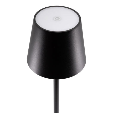 Securit® Wireless Table Lamp Feline in Black – Pack of 6 | Hospitality Table Lighting - hospitality