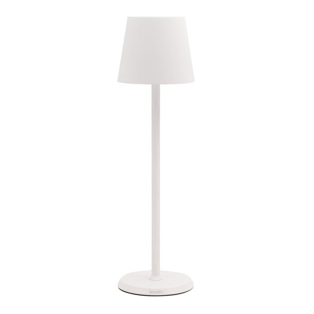 Securit® Wireless Table Lamp Feline in White – Pack of 6 | Hospitality Table Lighting - hospitality