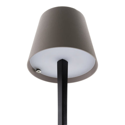 Securit® Wireless Table Lamp Milano in Black & Taupe – Pack of 6 | Hospitality Table Lighting - hospitality