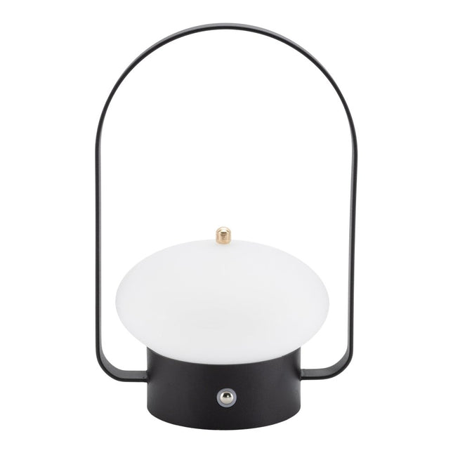 Securit® Wireless Table Service Lamp Barcelona in Black – Pack of 6 | Hospitality Table Lighting - hospitality