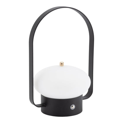 Securit® Wireless Table Service Lamp Barcelona in Black – Pack of 6 | Hospitality Table Lighting - hospitality