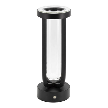 Securit® Wireless Table Vase Lamp Florence in Black – Pack of 6 | Hospitality Table Lighting - hospitality