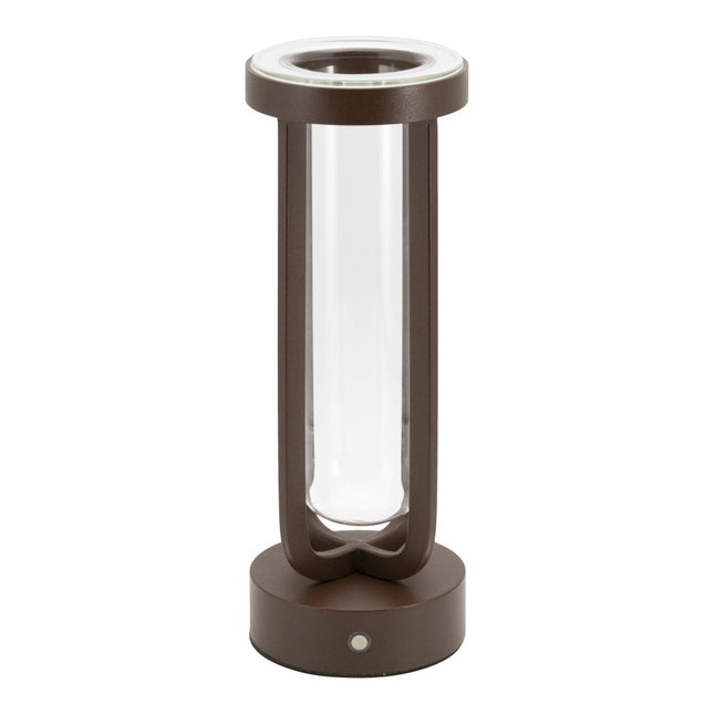 Securit® Wireless Table Vase Lamp Florence in Brown – Pack of 6 | Hospitality Table Lighting - hospitality
