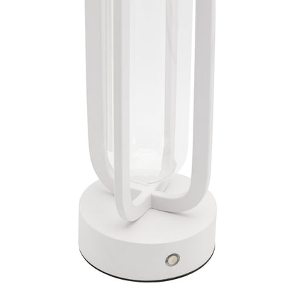 Securit® Wireless Table Vase Lamp Florence in White – Pack of 6 | Hospitality Table Lighting - hospitality