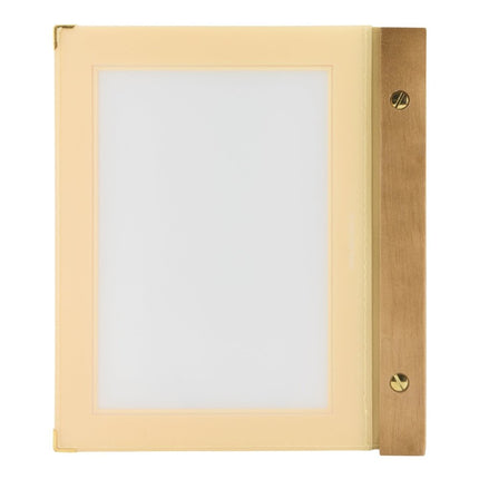 Securit® Wood A5 Beige Menu Set – 10 Menu Holders + 20 Extra Pouches | Hospitality Trade Pack - hospitality