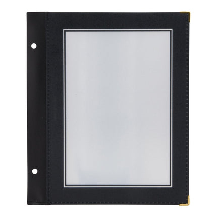Securit® Wood A5 Black Menu Set – 10 Menu Holders + 20 Extra Pouches | Hospitality Trade Pack - hospitality