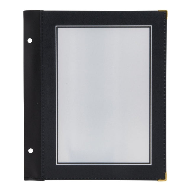 Securit Wood Menu Holders Black 23.5 x 19.8 x 0.1 cm Pack Of 10 - hospitality