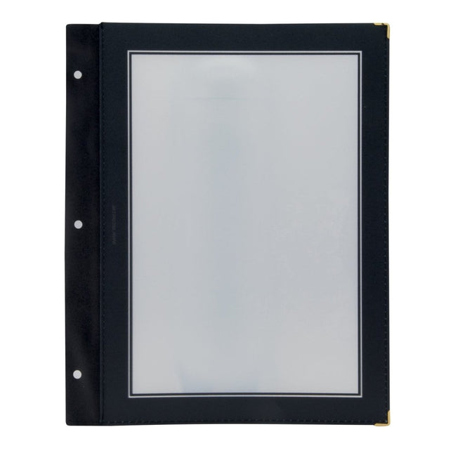 Securit Wood Menu Holders Black 32.2x26x0.1 cm Pack of 10 - hospitality