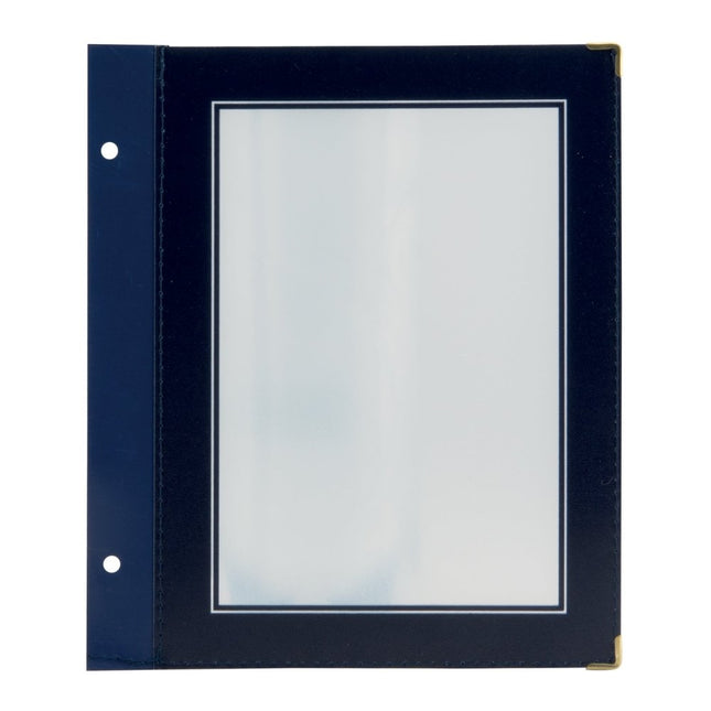 Securit Wood Menu Holders Blue 23,5x19,8x0,1cm Pack of 10 - hospitality