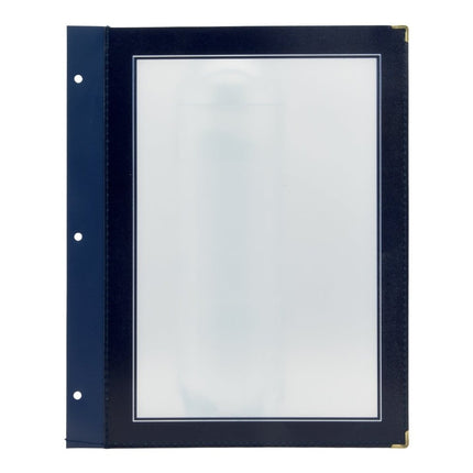 Securit Wood Menu Holders Blue Pack Of 10 32.2x26x0.1 Cm - hospitality