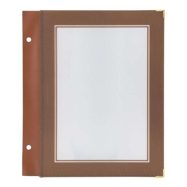 Securit Wood Menu Holders Brown 23.5 By 19.8 By 0.1 Cm Pack Of 10 - hospitality