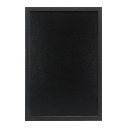 Securit Woody Black Chalkboards 60x40x1cm Pack of 6 Double Sided - hospitality