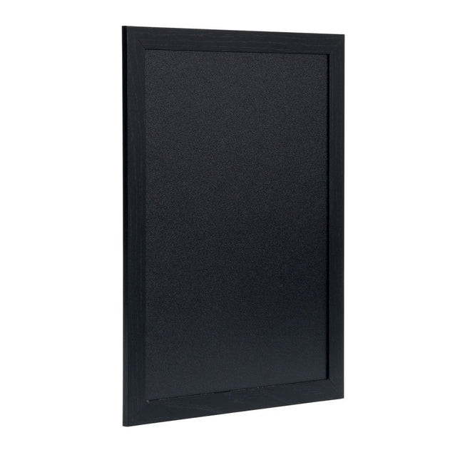 Securit Woody Black Wall Chalkboards 40x30x1cm Pack Of 6 With Marker - hospitality