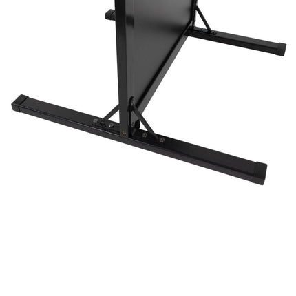 Securit® Woody Large Pavement Stand in Black 120 cm Chalkboard Set – Board + Waterproof Markers + Cleaner | Hospitality Trade Pack - hospitality