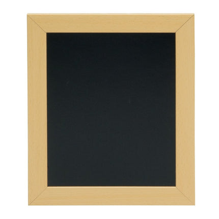 Securit Woody Teak Chalkboards Pack 6 Double Sided With Chalk Marker Mount Kit - hospitality
