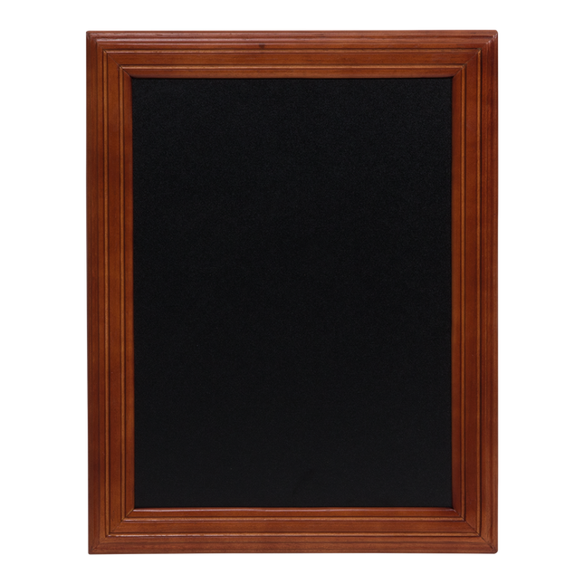 Securit Universal Wall Chalkboards Mahogany 37x31x2cm – Securit hospitality signage