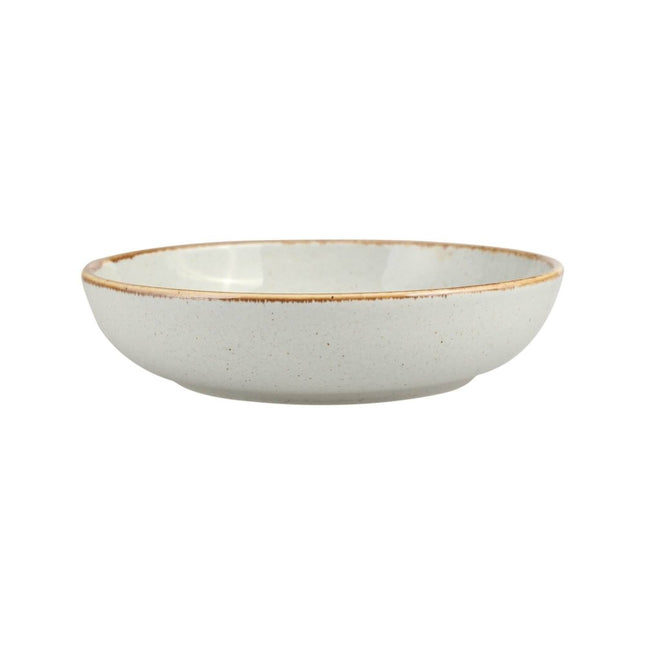 Shallow Bowl Ashen, 220mm – shallow bowl for hotels & restaurants, Ireland