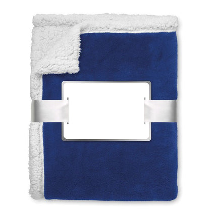 Sherpa-Lined Coral Fleece Blanket – 120 × 150 cm - CWDH
