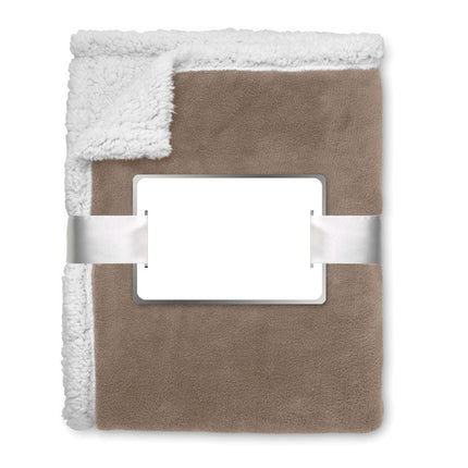 Sherpa-Lined Coral Fleece Blanket – 120 × 150 cm - CWDH