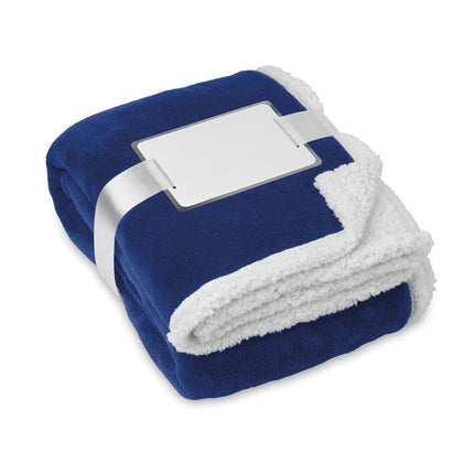 Sherpa-Lined Coral Fleece Blanket – 120 × 150 cm - CWDH
