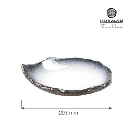 Silk presentation plate, 203mm - hospitality