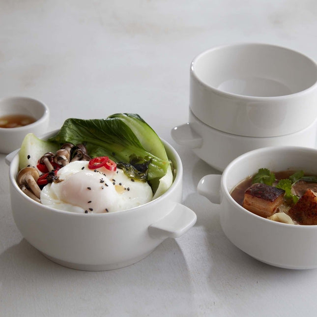 Simplicity White Soup Cup Stacking Lug 28,5 cl - hospitality