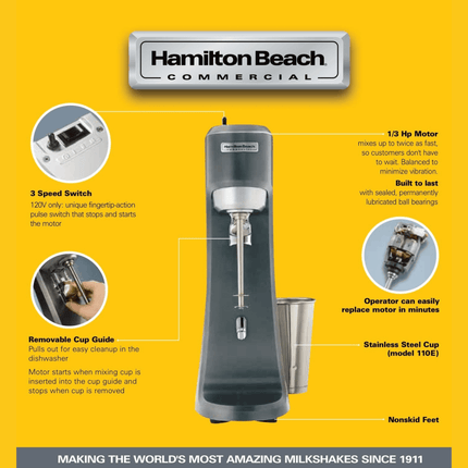 Single-Spindle Drink Mixer, 165x170x(H)550 mm - hospitality