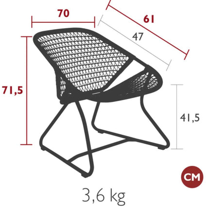 Sixties Low Armchair - hospitality