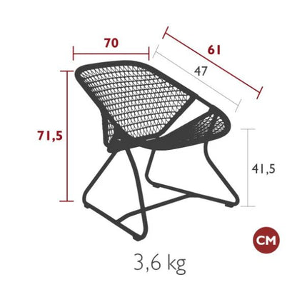 Sixties Low Armchair - hospitality