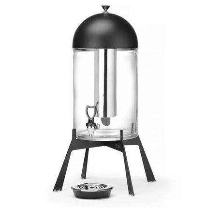 Skiatos Black drink dispenser, 7l, 345 x 345 x H:570 mm - hospitality