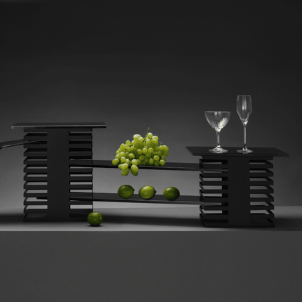 Skiatos buffet column, 12 levels, 250x250x350mm - hospitality