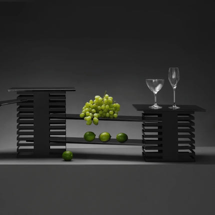Skiatos buffet column, 17 levels, 250x250x500mm - hospitality